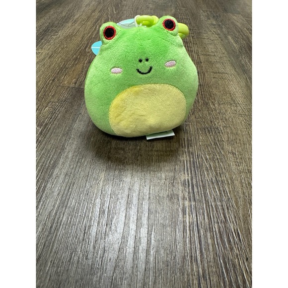Squishmallows Other - Squishmallows Wendy the Frog 3.5 inch Plush Backpack Clip Green Spotted Jazwares